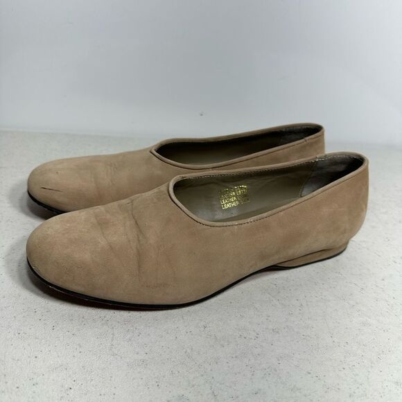 J. Jill Loafers Flats Shoes Womens Size 8,5 Brown Leather Slip On - Picture 4 of 8